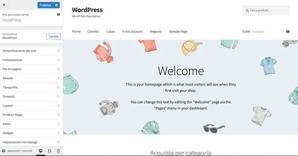 Tema WooCommerce