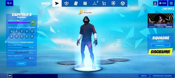 Fortnite Skin Ikonik Galaxy Glow