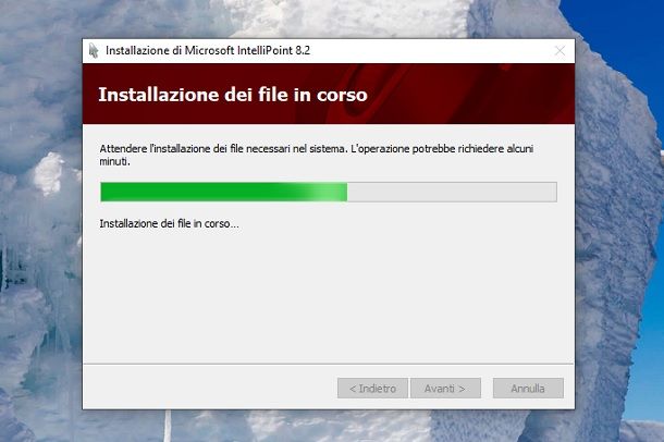 Installazione Microsoft IntelliPoint