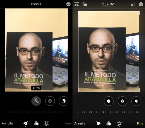 Modifica foto ios