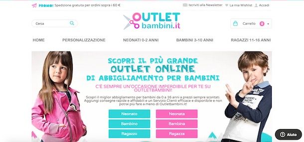 Outlet Bambini