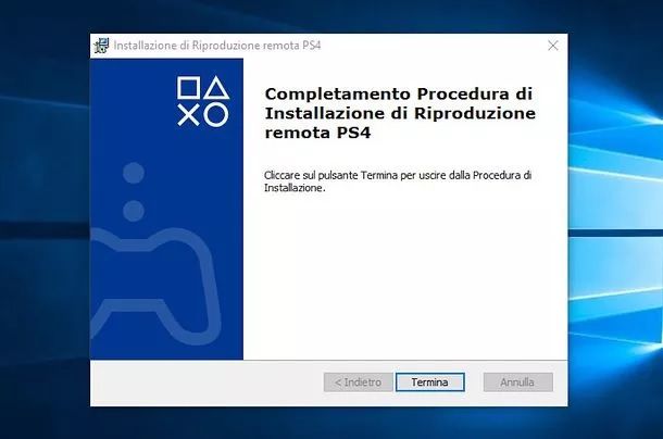 Riproduzione remota PS4