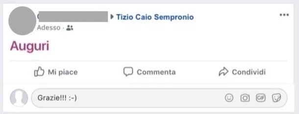 Come rispondere agli auguri su Facebook