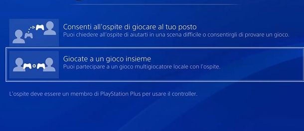 Share Play ospite