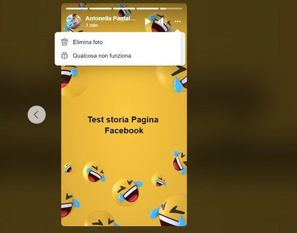 Storia Pagina FB