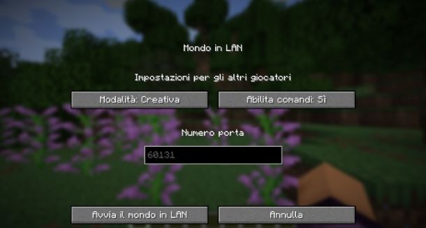 Come giocare in LAN su Minecraft Java Edition