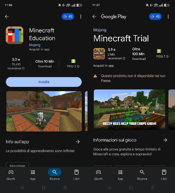 Come scaricare Minecraft gratis senza Aptoide