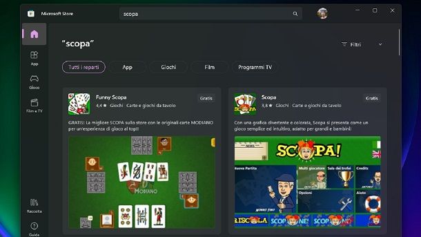 Giochi di scopa online multiplayer da scaricare per PC Windows Microsoft Store