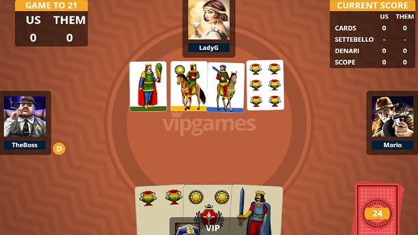 Scopa online browser