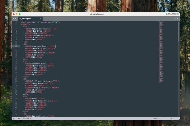 Programmi per XML