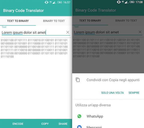 Binary Code Translator Android