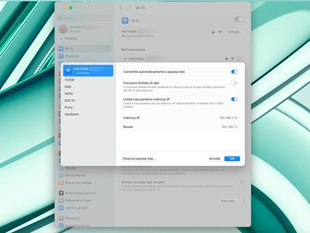 Come trovare indirizzo IP router: macOS