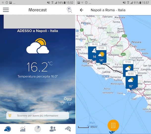 Previsioni Meteo, Radar & Widget - Morecast