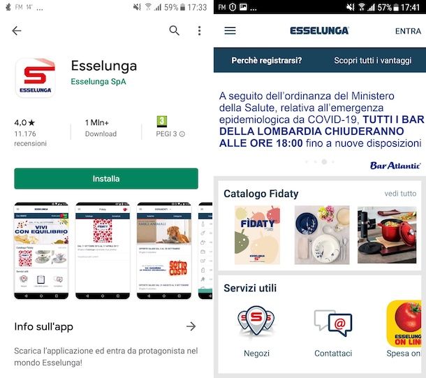 App Esselunga Android