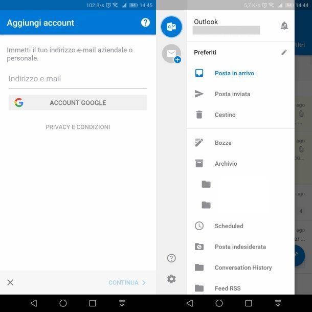 Outlook Android