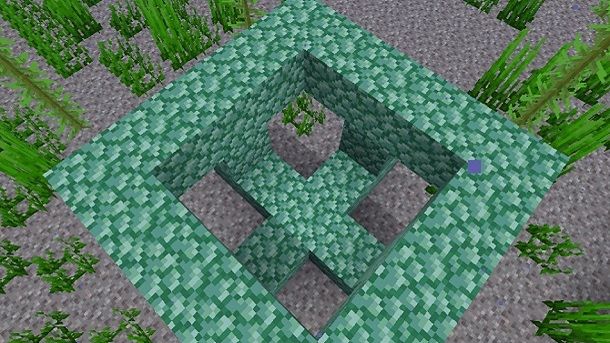 Costruire struttura Condotto Minecraft