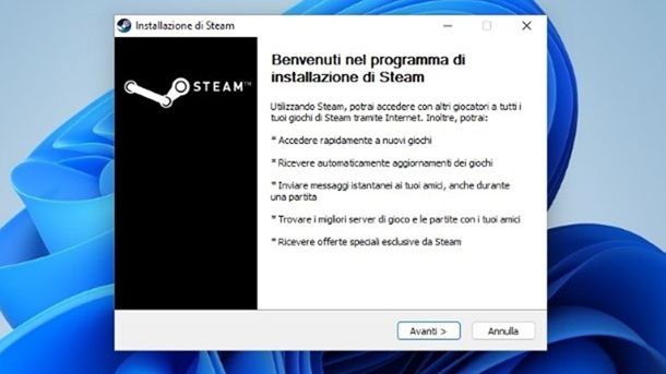 Come installare Steam su Windows 11