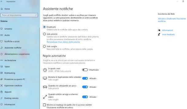 Come bloccare notifiche indesiderate