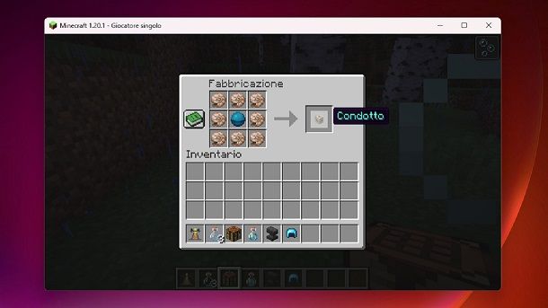 Come creare un Condotto su Minecraft