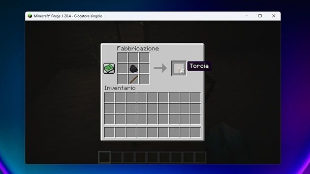 Torcia Minecraft