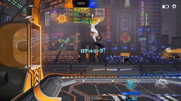 Come volare su Rocket League Sideswipe