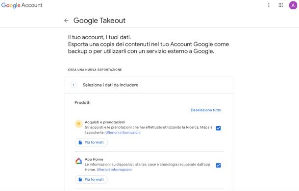 Google Takeout