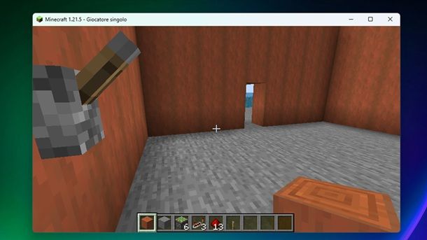 Leva porta segreta Minecraft