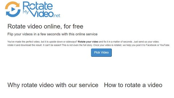 RotateMyVideo online