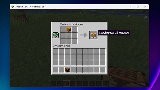 Lanterna di zucca Minecraft