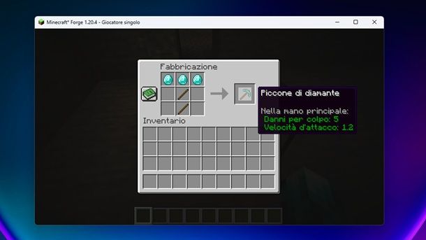 Piccone di diamante Minecraft