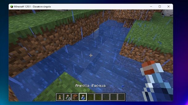 Ampolla d'acqua Minecraft