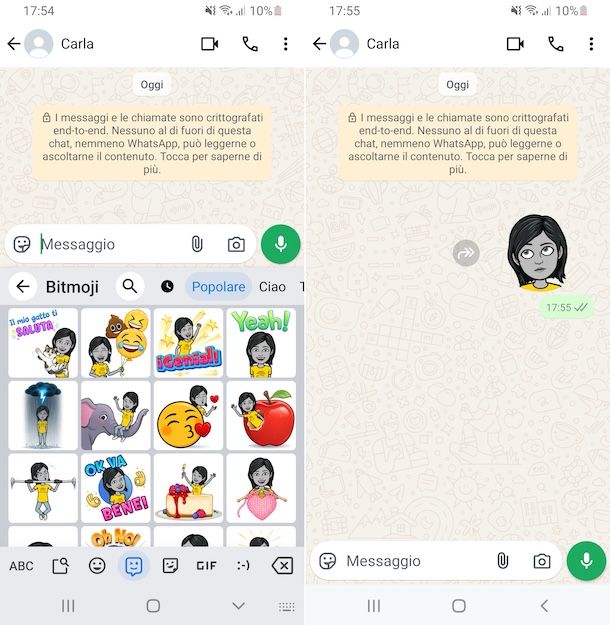 WhatsApp Memoji Android