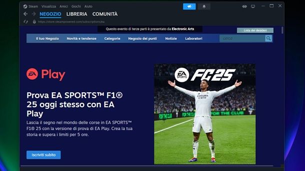 EA Play Steam Windows 11