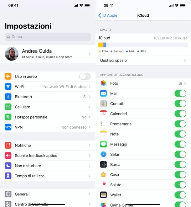 iCloud iOS