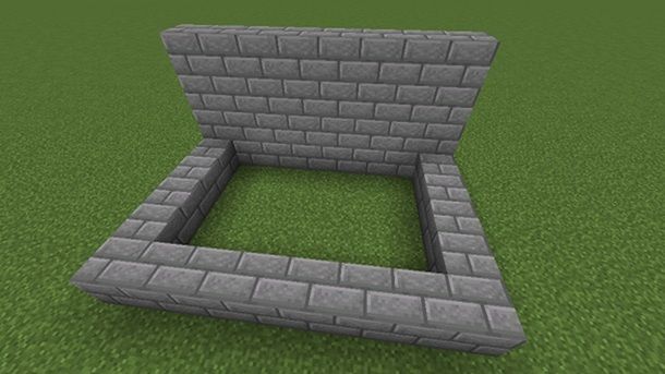 Muro di pietra Minecraft