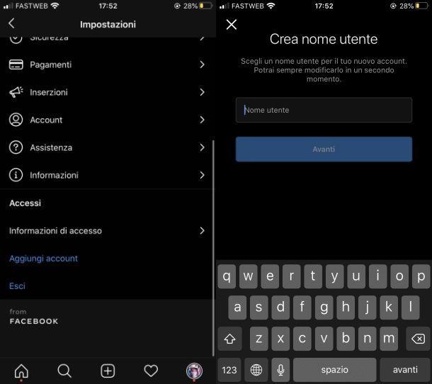 Come avere più di 5 account su Instagram da smartphone e tablet