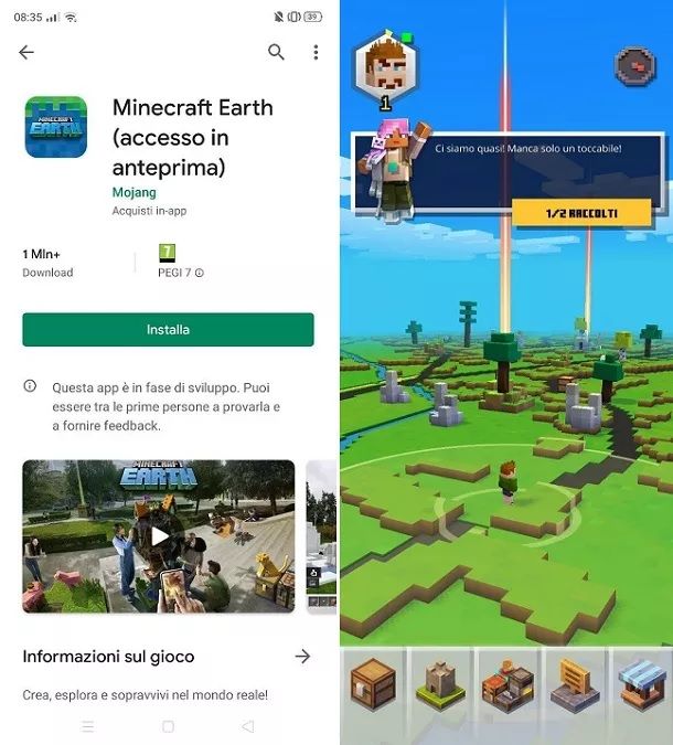 Come scaricare Minecraft Earth su Android