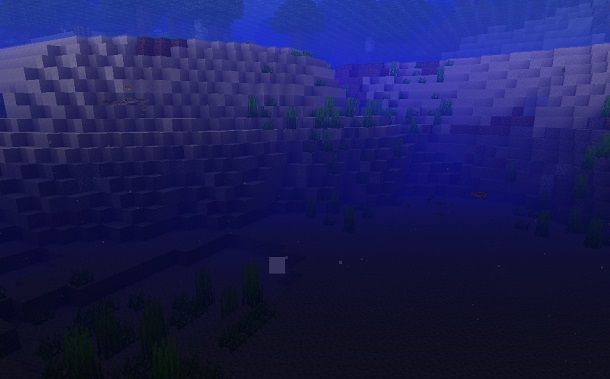 Fondali marini su Minecraft