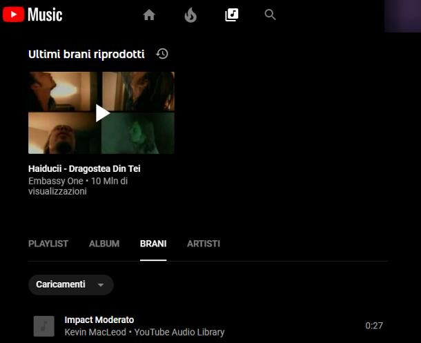 Come caricare musica su YouTube Music