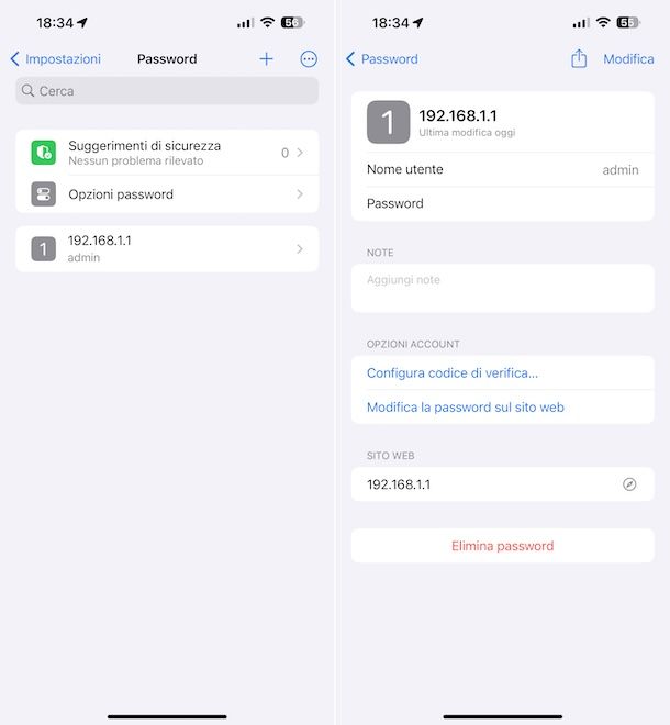 Password iOS