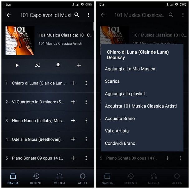 Come creare una playlist su Amazon Music