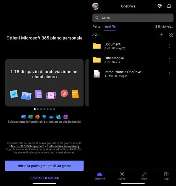 Produttività App Android Microsoft 365