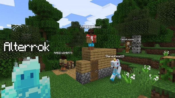 Il multiplayer cambia tra Minecraft for Windows 10 e Java Edition