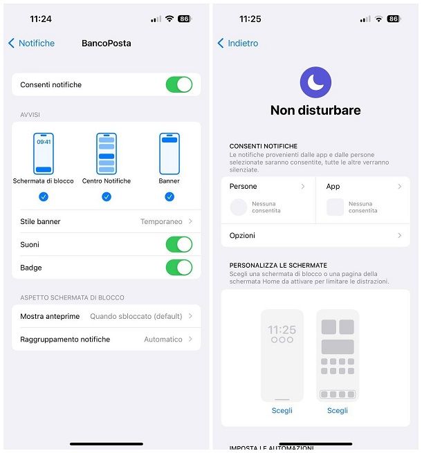 Come bloccare notifiche indesiderate