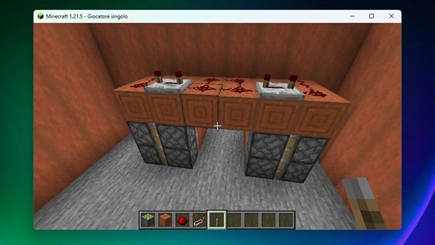 Come fare una porta segreta su Minecraft 2x2
