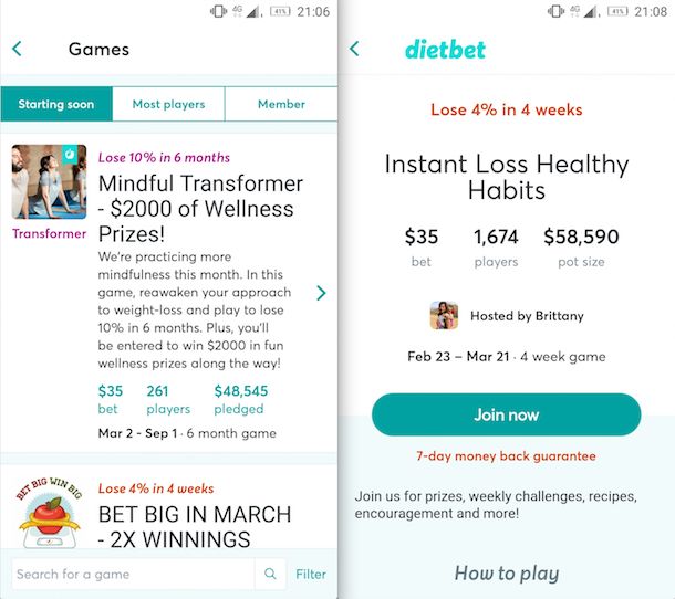 DietBet App Android