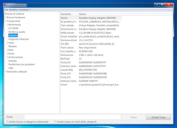 System Inforamtion Windows 7