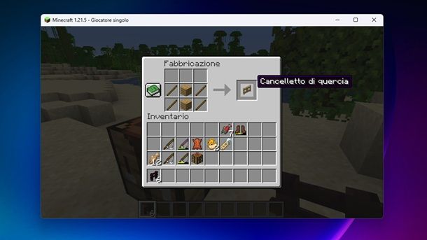 Come costruire un cancelletto su Minecraft