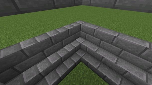 Scalini di mattoni di pietra Minecraft