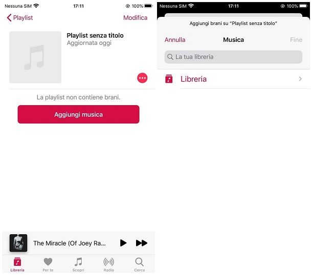 Come creare una playlist su Apple Music